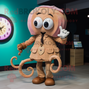 Tan Octopus mascotte...