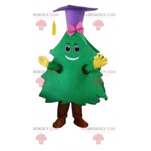 Green fir mascot, tree costume, Christmas tree - Redbrokoly.com