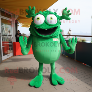 Green Crab Cakes mascotte...