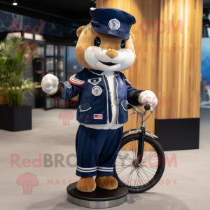 Navy Unicyclist mascotte...