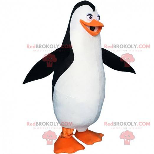 Mascote pinguim do filme Os pinguins de Madagascar -