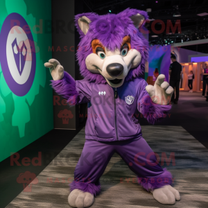 Purple Wolf mascotte...