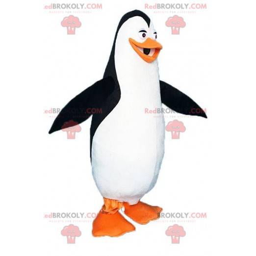 Mascote pinguim do filme Os pinguins de Madagascar -