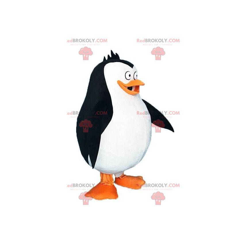 Penguin mascot from the film The penguins of Madagascar -