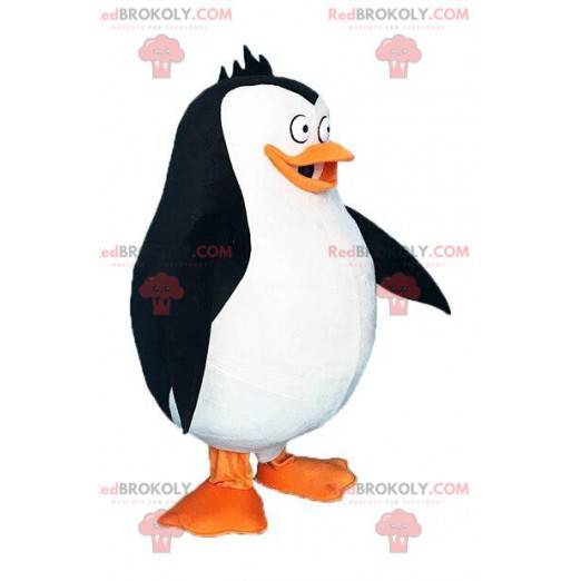 Penguin mascot from the film The penguins of Madagascar -