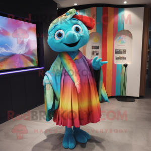 Türkisfarbener Regenbogen...