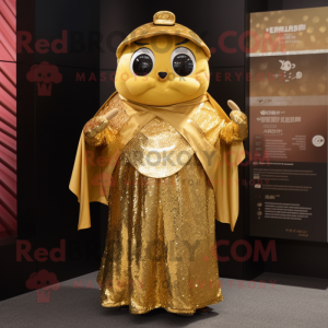 Goldene Sushi Maskottchen...