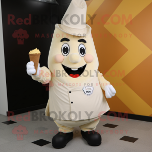 Cream But maskot kostym...