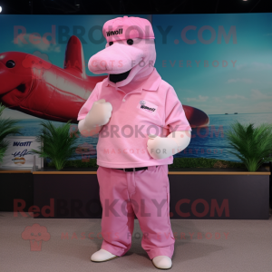 Pink Pukkelhval maskot...