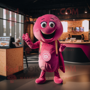 Magenta Bagels mascotte...