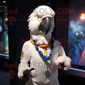 White Macaw mascotte...