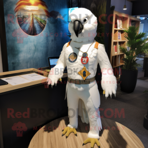 White Macaw mascotte...