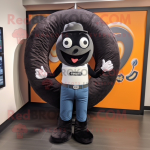 Black Donut mascotte...