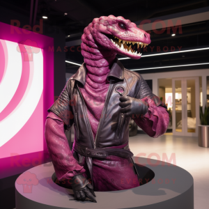 Magenta Titanoboa mascotte...