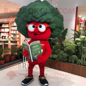 Rode Broccoli mascotte...