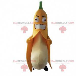 Mascote banana gigante, muito divertido, fantasia de banana -