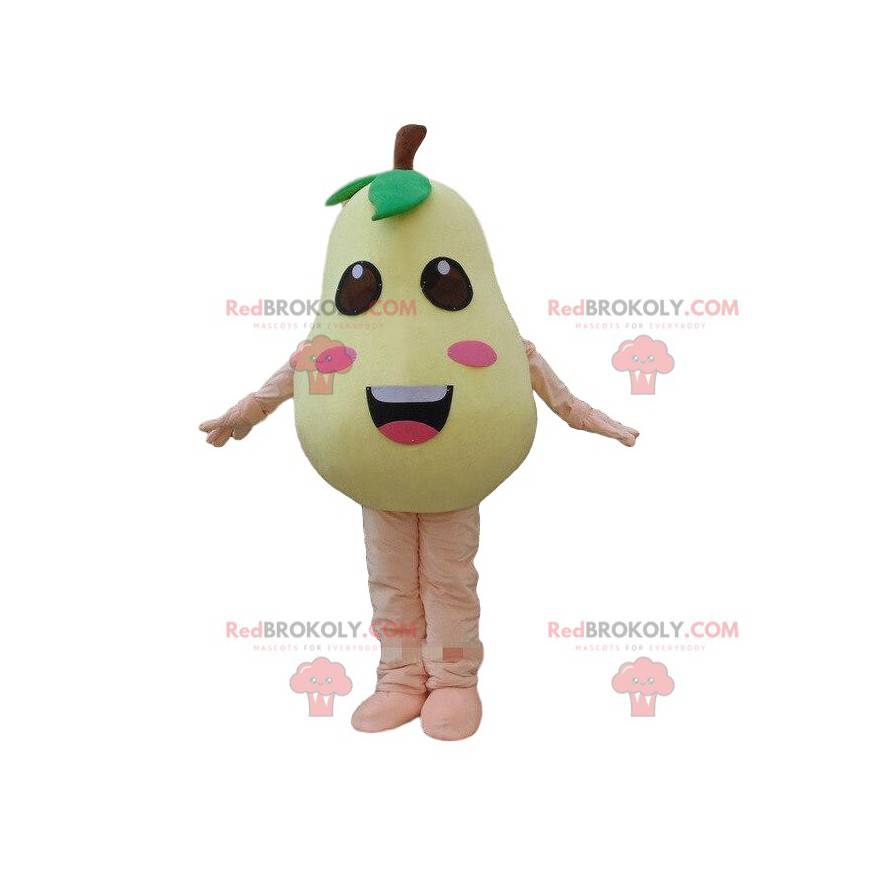 Mascot yellow pear, fruit costume, yellow fruit - Redbrokoly.com