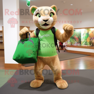 Green Mountain Lion maskot...