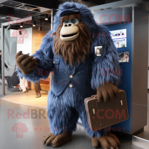 Navy Sasquatch mascotte...