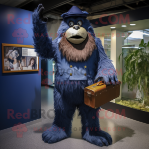 Navy Sasquatch mascotte...