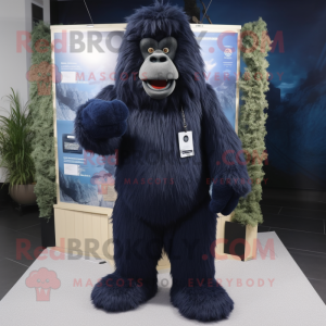 Navy Sasquatch maskot...