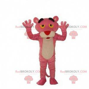 Mascota de la pantera rosa, famoso personaje de dibujos