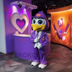 Purple Arrow Of Love maskot...