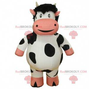 Mascotte de vache gonflable, costume de vachette géante -
