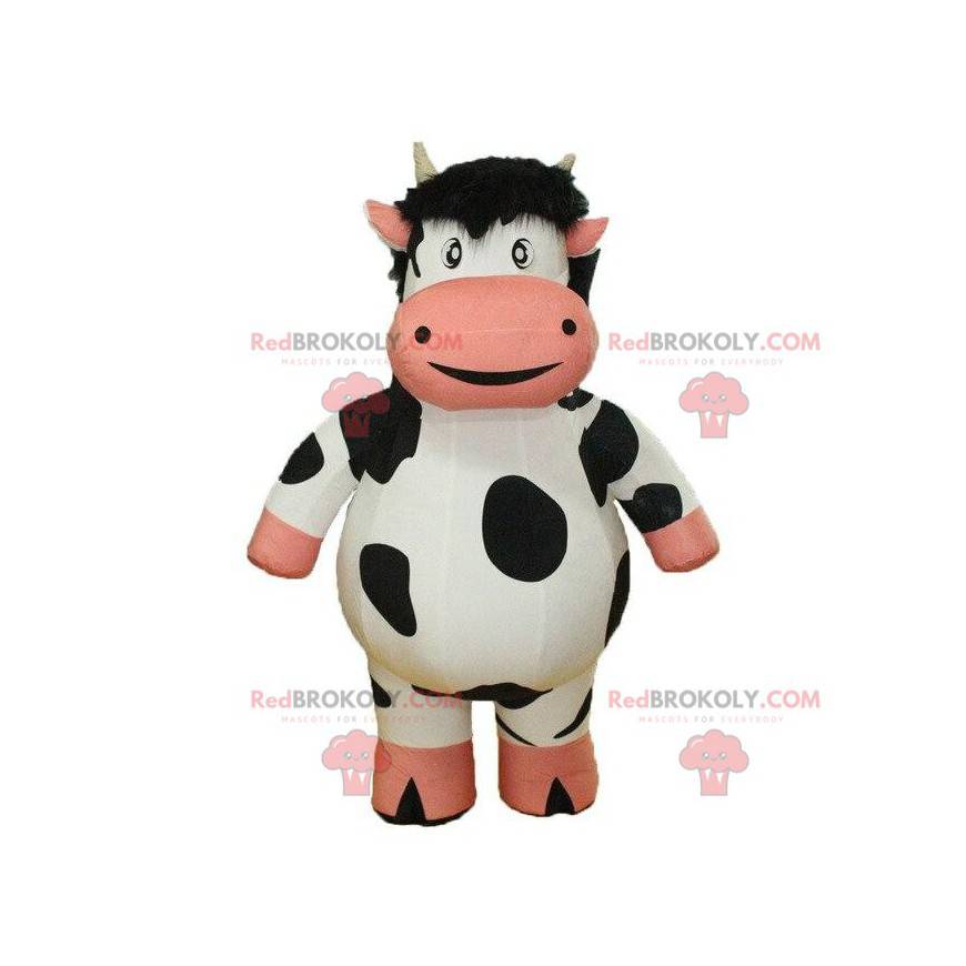 Mascota de vaca inflable, disfraz de vaca gigante -