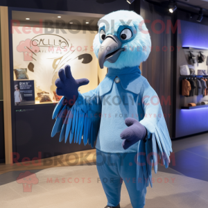 Sky Blue Vulture mascotte...