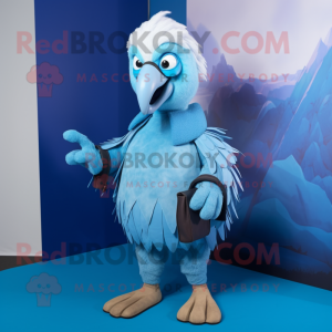 Sky Blue Vulture maskot...