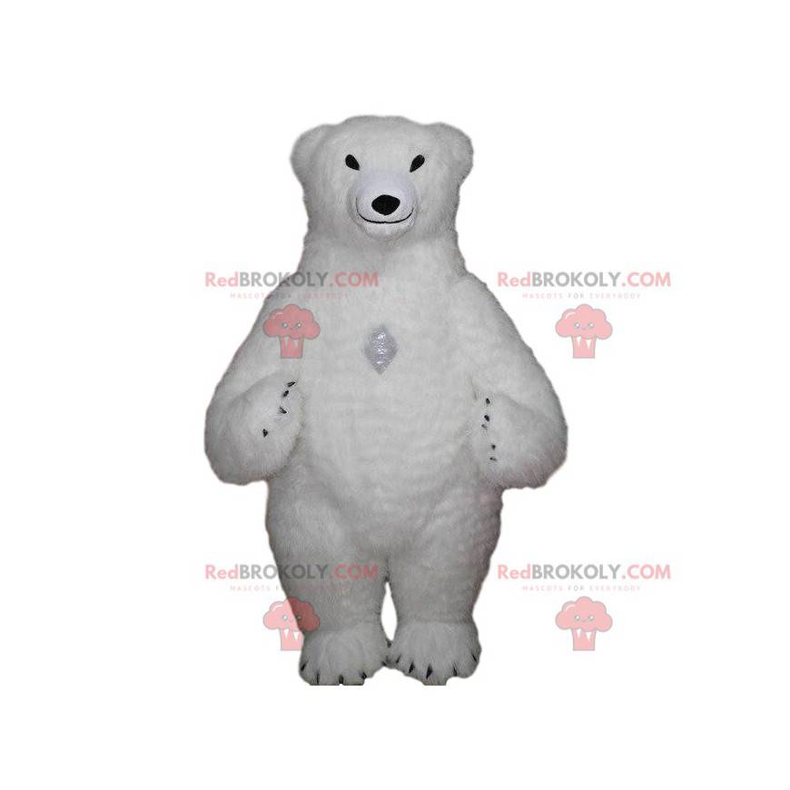 Mascota inflable del oso polar, traje del oso polar gigante -