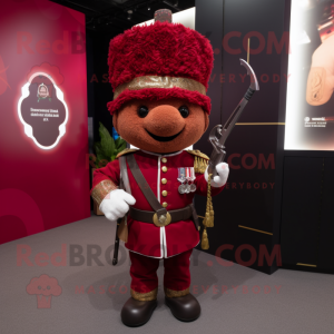 Maroon British Royal Guard...