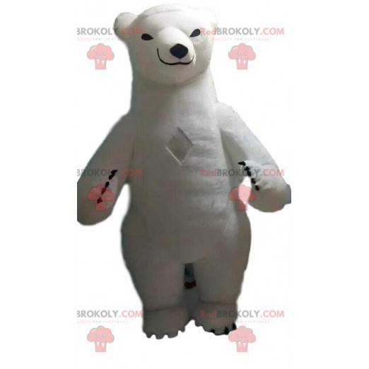 Mascota inflable del oso polar, traje del oso polar gigante -