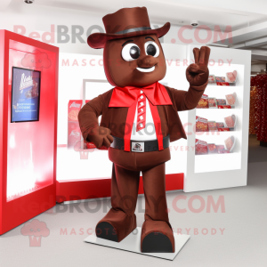 Red Chocolate Bars maskot...