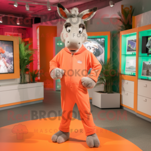 Peach Donkey mascotte...