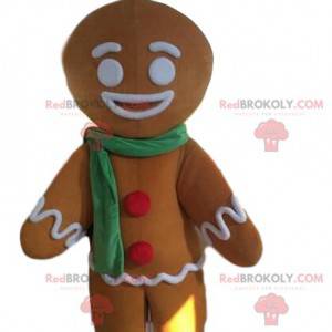 Mascota de pan de jengibre, disfraz de caramelo, caramelo -