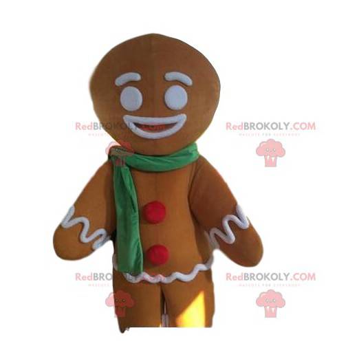 Mascota de pan de jengibre, disfraz de caramelo, caramelo -