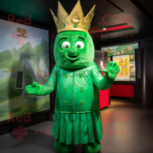 Green Queen mascotte...