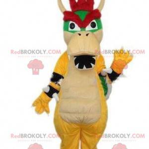 Mascot Bowser, beroemd dinosaurusmonster in Super Mario -