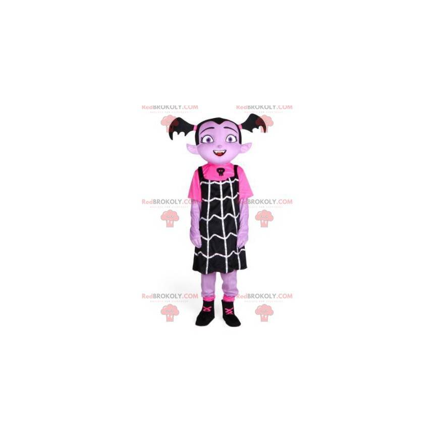 Vampire mascot, gothic girl costume, Halloween costume -