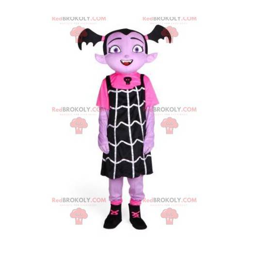 Vampir Maskottchen, Gothic Girl Kostüm, Halloween Kostüm -