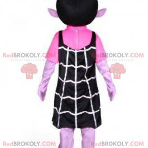 Vampire mascot, gothic girl costume, Halloween costume -