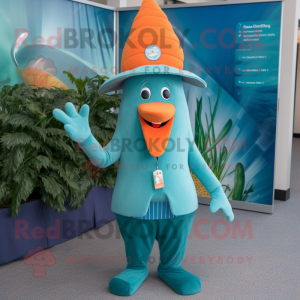 Teal Carrot mascotte...