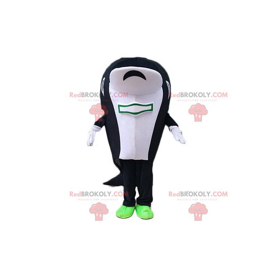 Orca mascot, black and white whale, sea costume - Redbrokoly.com