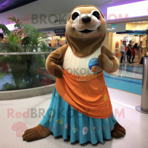  Sea Lion maskot kostume...