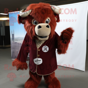 Maroon Buffalo maskot...