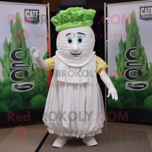 Biały kostium maskotki...