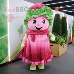 Personagem de mascote Pink...