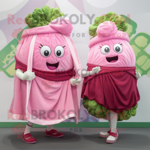 Personagem de mascote Pink...